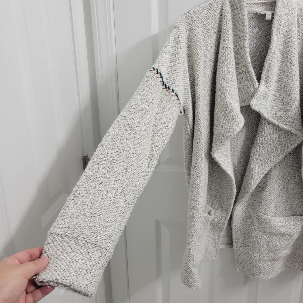 Lucky Brand Blanket Stitch Cardigan - Picture 7 of 8